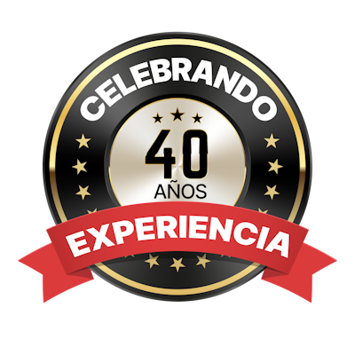 Logo especial de CALELEC para celebrar los 40 años